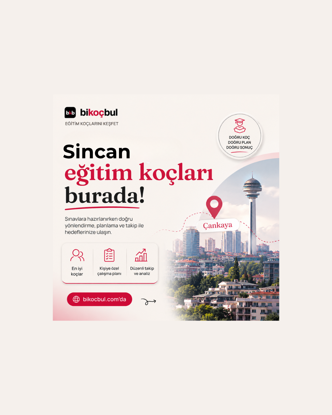 Sincan Öğrenci Koçu | LGS ve YKS Eğitim Koçları bikocbul'da